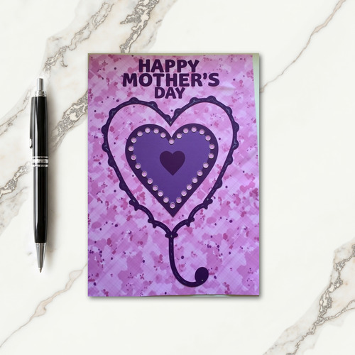 Plaid Heart Special Day Card