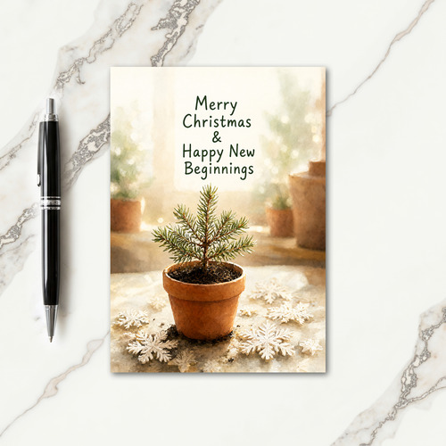 Plantable Seed Paper Christmas Cards