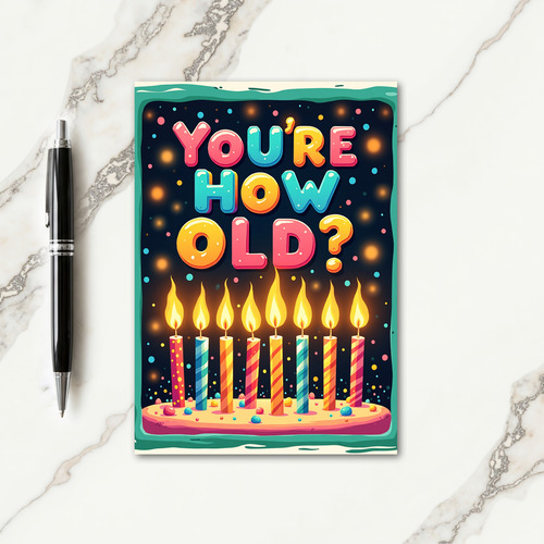 Playful Age Question Card