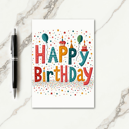 Playful Birthday Card