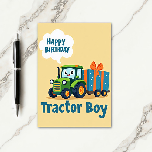 Playful Birthday Vehicle Card