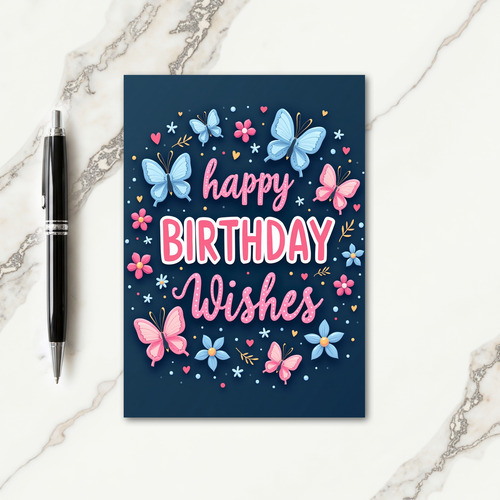 Playful Birthday Wishes Card