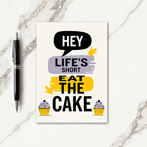 Playful Cake Birthday Card