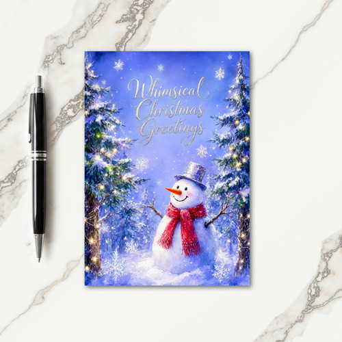Playful Christmas Greetings Card