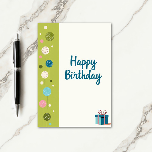 Playful Dandelion Birthday Card