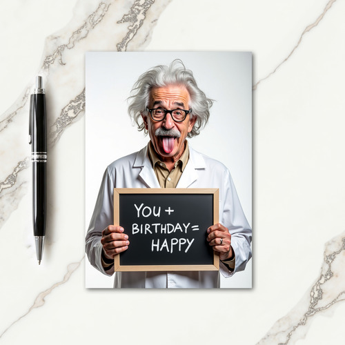 Playful Elder Birthday Card