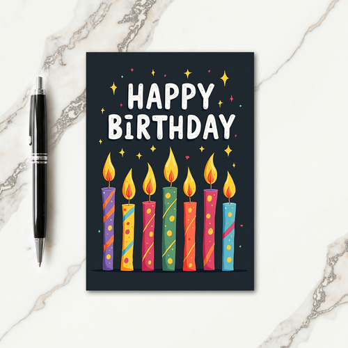 Playful Elements Birthday Card