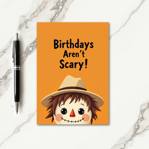 Playful Folk Art Birthday Card