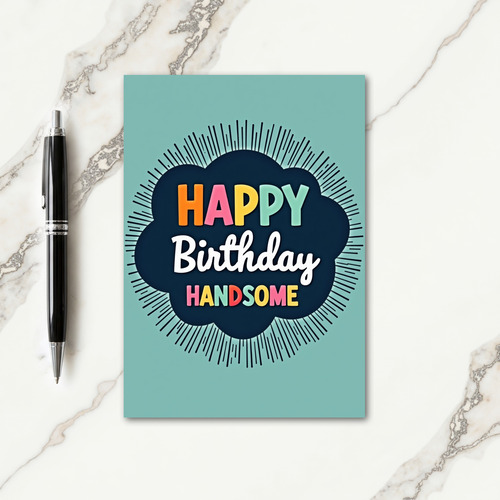 Playful Hues Birthday Card