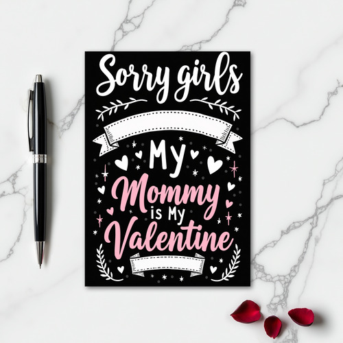Playful Mommy Valentine Card
