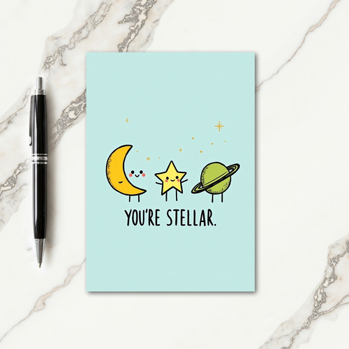 Playful Planet Birthday Card