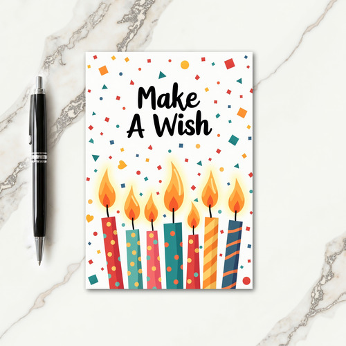Playful Polka Dot Birthday Card