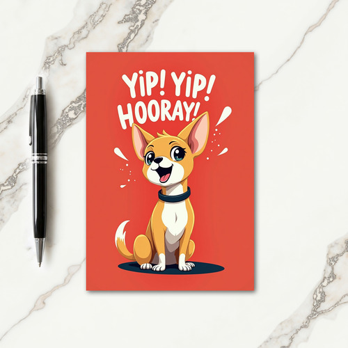 Playful Pup Birthday Card