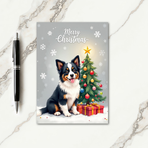 Playful Puppy Holiday Card