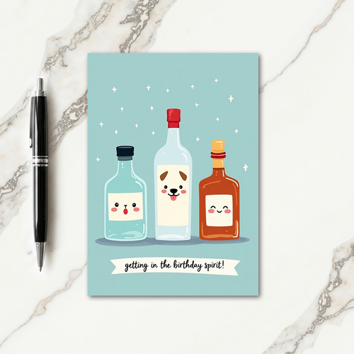 Playful Trio Birthday Card
