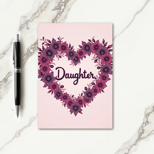 Plum Daughter Mothers Day Card