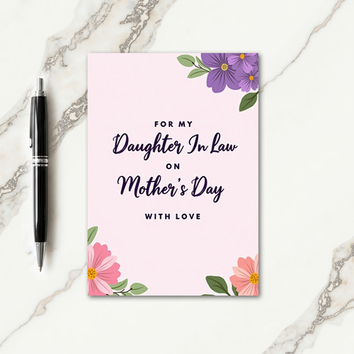 Plum Mothers Day Love Card