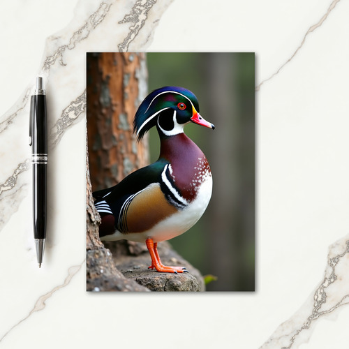 Plumed Bird Fathers Day Card
