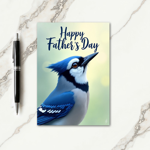 Plumed Fathers Day Profile Card
