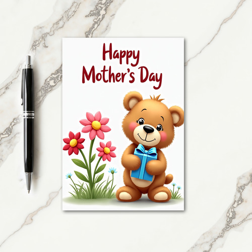 Plush Creature Mothers Day Gift Card
