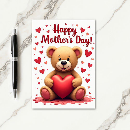 Plush Love Mothers Day Card