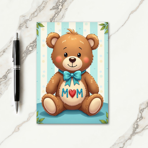 Plush Mothers Day Gems Heart Card