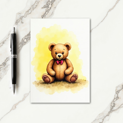Plush Toy Mothers Day Art Card