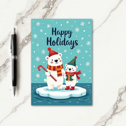 Polar Pals Christmas Card