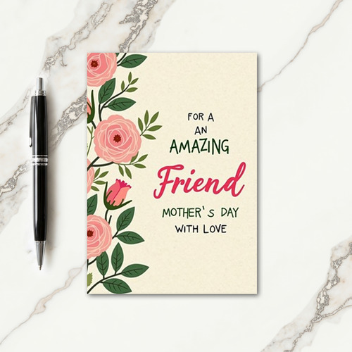 Polka Dot Amazing Friend Card
