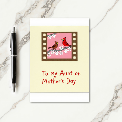 Polka Dot Aunts Mothers Day Card