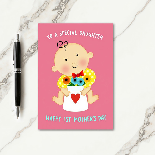 Polka Dot Baby Card