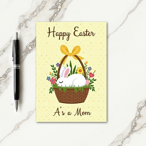 Polka Dot Basket Friend Card