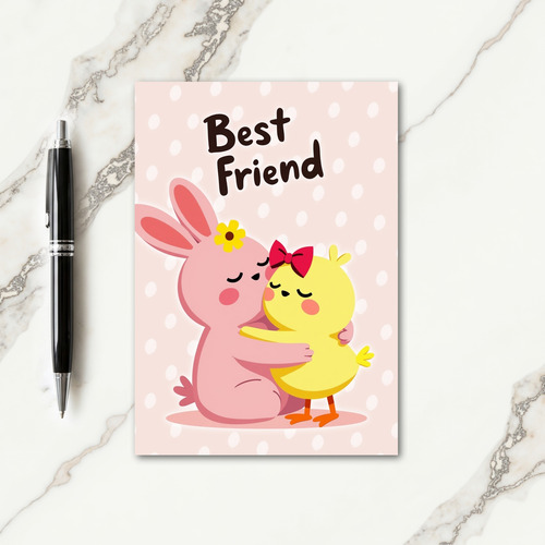 Polka Dot Best Friend Card