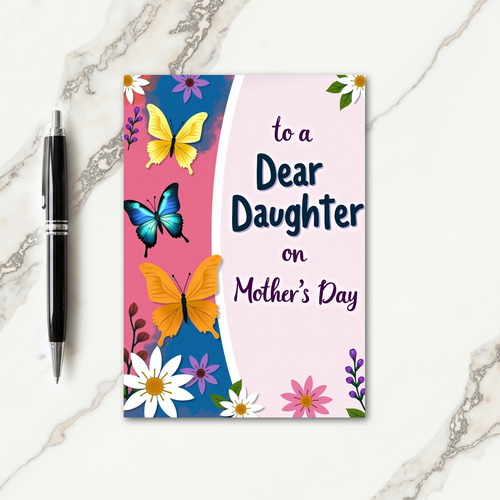 Polka Dot Best Wishes Card