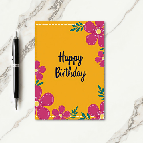 Polka Dot Birthday Joy Card