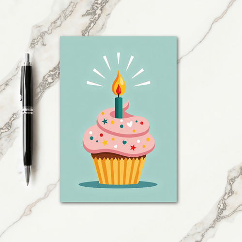 Polka Dot Birthday Treat Card