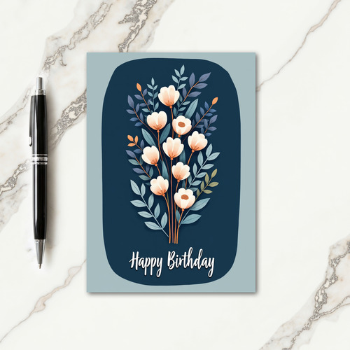 Polka Dot Bloom Art Card