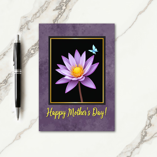 Polka Dot Bloom Butterfly Card