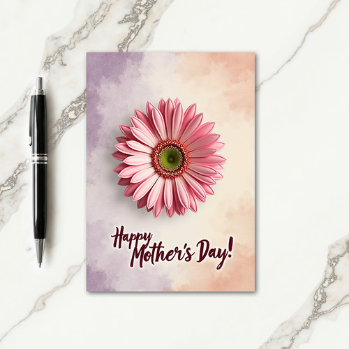 Polka Dot Bloom Happy Mothers Day Card