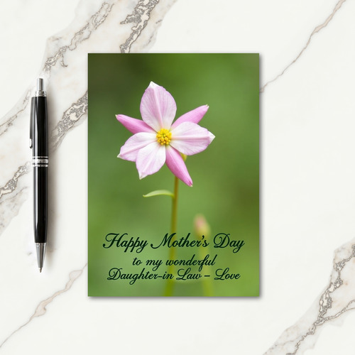 Polka Dot Blossom Family Love Card