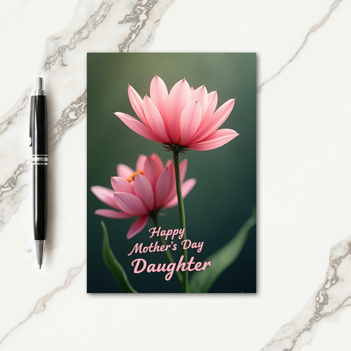 Polka Dot Blossom Happy Mothers Day Card