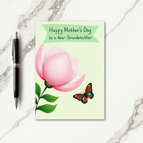 Polka Dot Blossom Remembrance Card