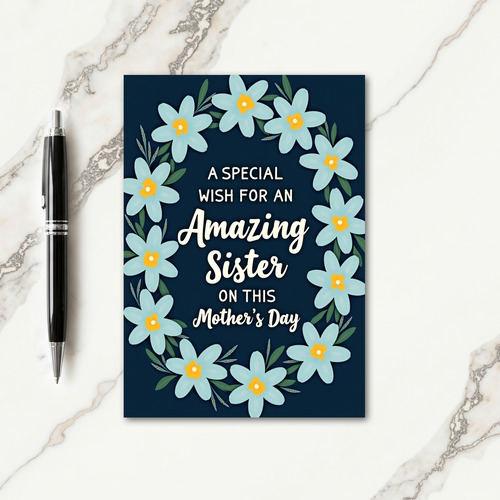 Polka Dot Botanical Frame Card