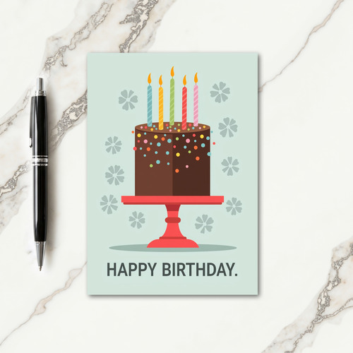 Polka Dot Cake Fun Card