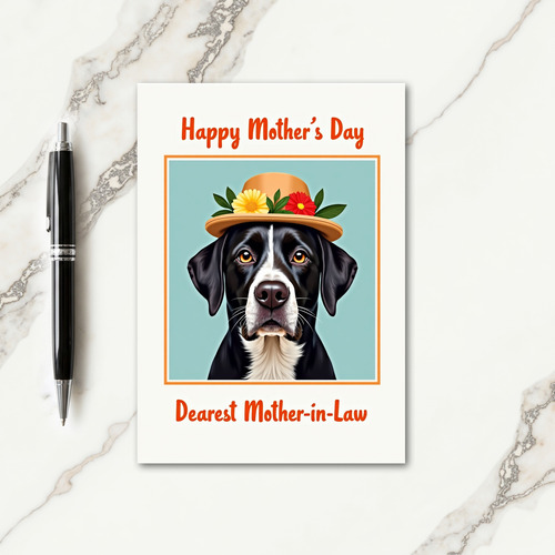 Polka Dot Canine Friend Card