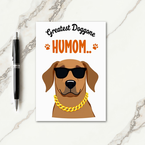 Polka Dot Canine Humom Card