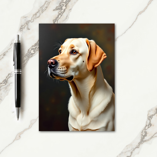Polka Dot Canine Portrait Card