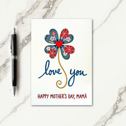 Polka Dot Clover Love You Card