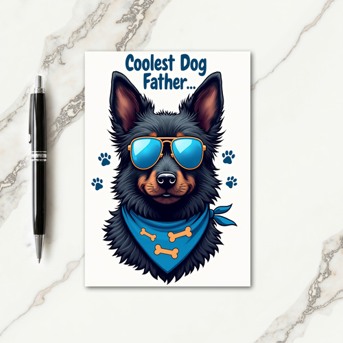 Polka Dot Cool Canine Card