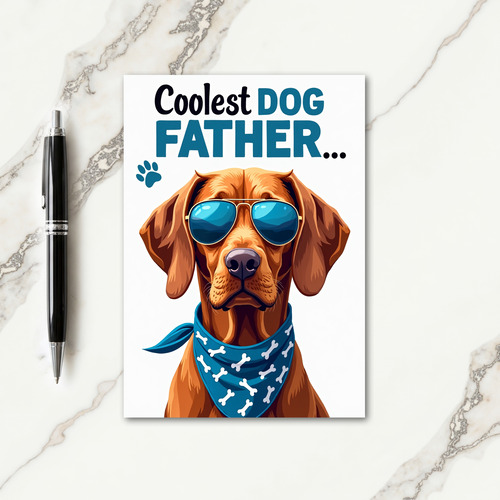 Polka Dot Cool Canine Friend Card